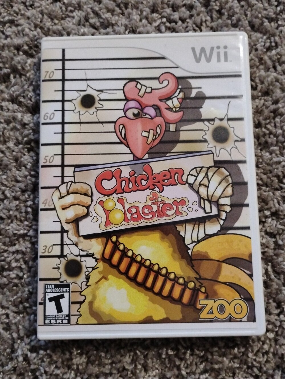 Chicken Blaster (Nintendo Wii) CIB - Complete with Case, Manual & Disc